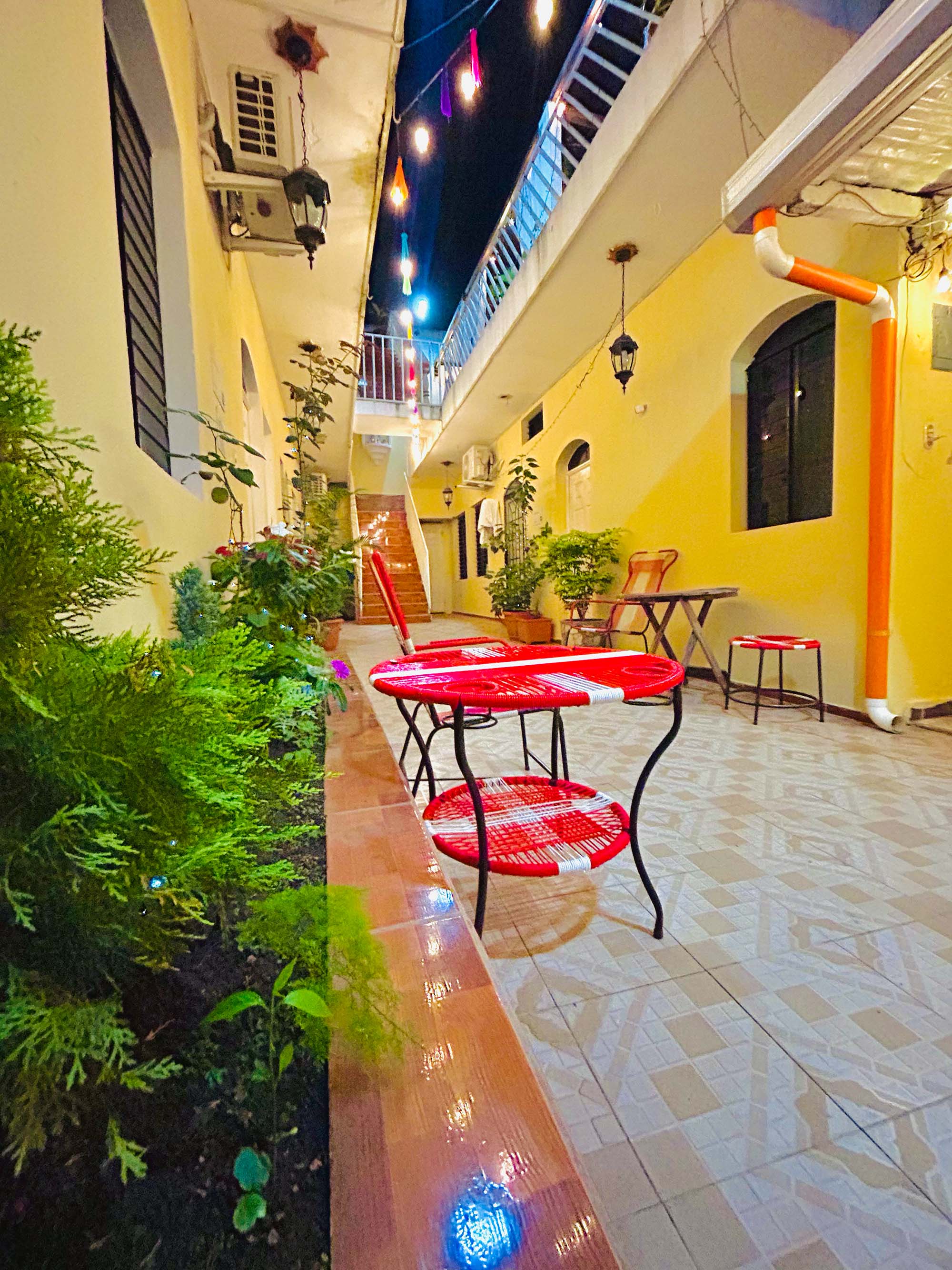 Patio nocturno
